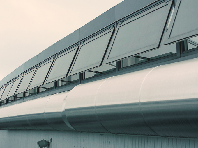 Åpne vinduer ved Frederiksberg sentrum