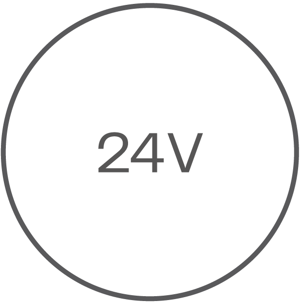 
24V Nominel forsyningsspænding