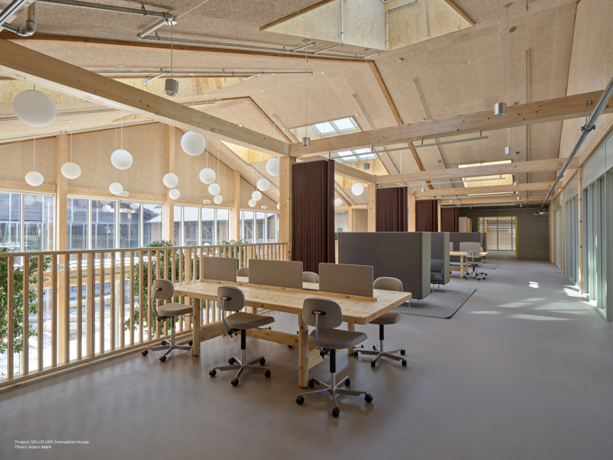 Kontormiljø i LKR Innovation House